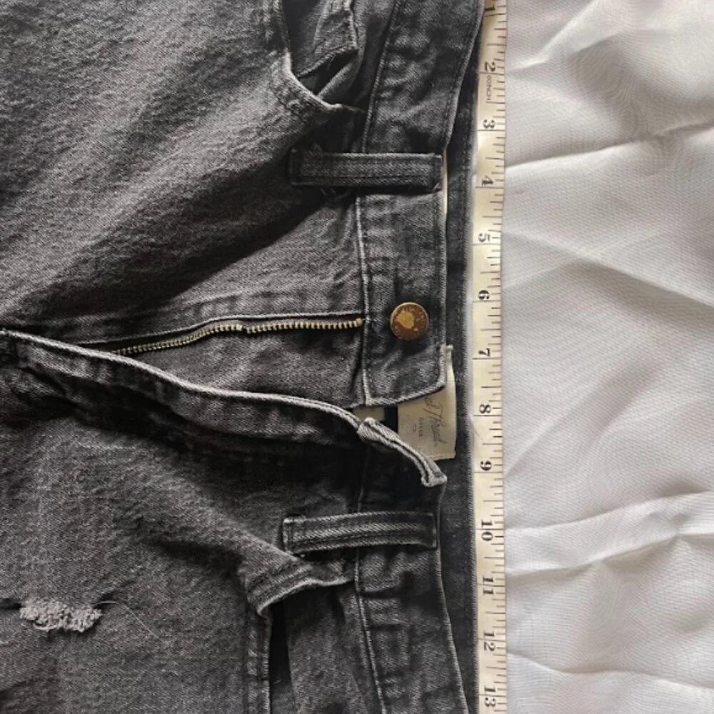 Black Denim Mom Jeans | High Waist - Picture 5 of 9